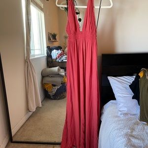 Long halter dress